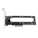 PCI-E4.0 4X ホストアダプター NVMe ルーラー 1U GEN-Z EDSFF 5.9mm 厚さ8.0mm ショート SSD E1.S キャリアアダプター。