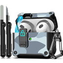 Airpods 第 3 世代用ケース、安全なロック クリップ付き、フルボディ耐衝撃ハードシェル保護、 AirPod 第 3 世代 2021 用 AirPods ...