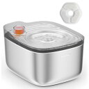 猫 自動給水器 水飲み器 静音20dB 循環式 みずのみ器 4.5L大容量 フィルター6重濾過 ぬめり軽減 ステンレス製 食洗機対応 活性炭フィルター付 猫 犬 ペット用 お留守番対応 FS10