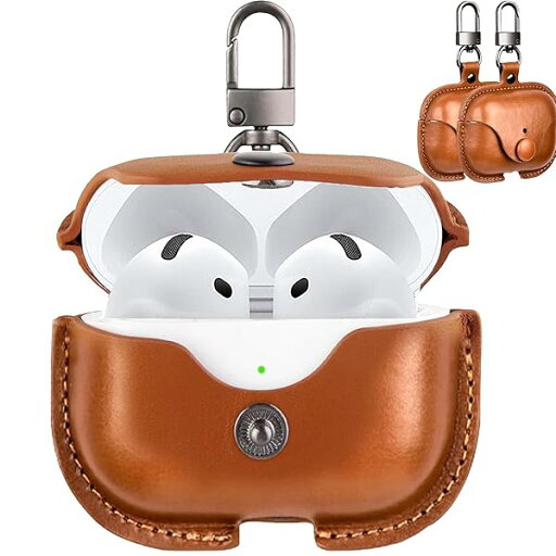 Airpods4 ケース 第4世代 (2024) airpods4 ケース 革 高級本革 PUレザー 全面保護 装着充電可能 LEDライト可視 ワイヤレス充電対応 持ち運びに便利 衝撃吸収保護エアーポッズ4 ケース(ブラウン) Airpods4 ケース 第4世代 (2024) airpods4 ケース 革 高級本革 PUレザー 全面保護 装着充電可能 LEDライト可視 ワイヤレス充電対応 持ち運びに便利 衝撃吸収保護エアーポッズ4 ケース(ブラウン)