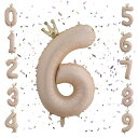 誕生日バルーン 風船 バルーン 誕生日 数字 王冠付き バスディーバルーン 40インチ 大きい アルミ ストロー付き 装飾 結婚式 記念日 卒業 パーティー (6)