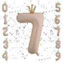 誕生日バルーン 風船 バルーン 誕生日 数字 王冠付き バスディーバルーン 40インチ 大きい アルミ ストロー付き 装飾 結婚式 記念日 卒業 パーティー (7)
