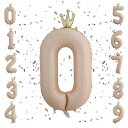 誕生日バルーン 風船 バルーン 誕生日 数字 王冠付き バスディーバルーン 40インチ 大きい アルミ ストロー付き 装飾 結婚式 記念日 卒業 パーティー (0)