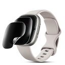 【2枚セット】Fitbit Versa 4/Sense 2 用 覗き見防止フィルム【柔らかいTPU素材 24時間自動修復技術】対応 Fitbit Versa4 / Fitbit Sense2 対応 保護ガラスフィルム【インストールツール付き】浮き防止