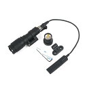 シュアファイア フリップ 可動式 M300A (M340A) スカウトライト フラッシュライト (MLOKと20mmレールマウント搭載) 600ルーメン サバゲー タクティカルライト リモートとプッシュスイッチ付