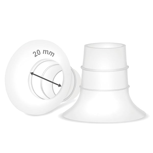 フランジインサート 20 mm 短いタイプ メデラ 24mm さく乳口 縮小 2入