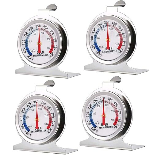 4個調理用オーブン温度計 50-300°C/100-600°F ー オーブン内の温度を測るもの ーキッチンベーキング用品 4個調理用オーブン温度計 50-300°C/100-600°F ー オーブン内の温度を測るもの ーキッチンベーキング用品