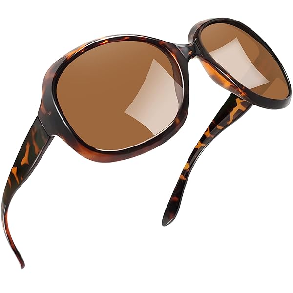 サングラス レディース 運転用 偏光レンズ uv400 紫外線カット 遮光 軽量 スポーツ 大きなフレーム sunglasses for women(雑色)