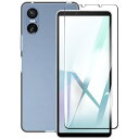 Xperia 10 VI ケース + エクスペリア 10 VI フィルム【日本製素材旭硝子製】全面吸着 高透過率 硬度9H ラウンドエッジ加工 エクスペリア 10 VI ガラスフィルム + Xperia 10 VI ケース 薄型軽量 衝撃吸収 傷つけ(2)