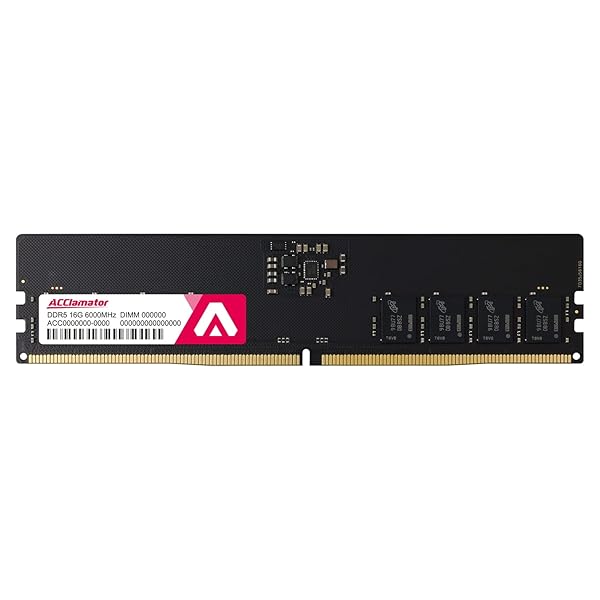 DDR5 16GB-6000MHz デスクトップPC用メモリ (PC5-48000) XMP 3.0/EXPO 16GB*1枚