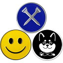 ゴルフ マーカー ゴルフキ磁気 ロゴボールマーク かわいい猫犬 肉球 デザイ3個入り 含まない 台座 (F ゴルフ マーカー ・3個入)