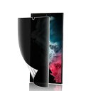 FOR Galaxy S23 Ultra フィルム 【覗き見防止】柔らかい TPU素材 サラサラ タッチ感 極薄 ギャラクシーS23 Ultra 保護フィルム 全面保護/プライバシー保護/反射防止/浮き防止/気泡レス/キズ修復/撥油性/防指紋 覗き見