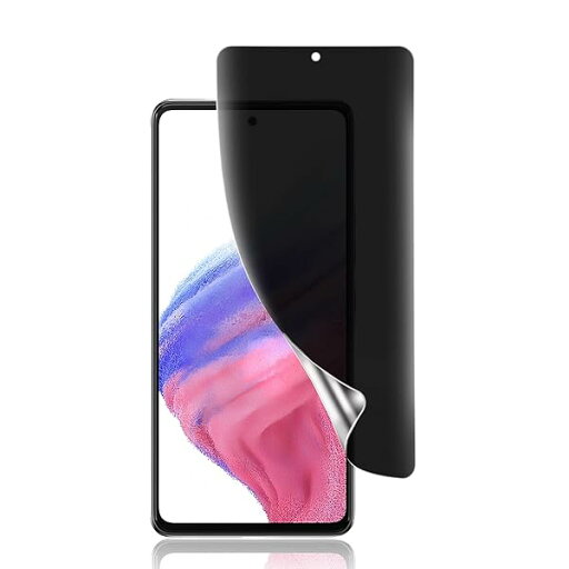 【覗き見防止】FOR Galaxy A53 5G フィルム 柔軟性TPU制 液晶保護フィルム ガイド枠付き Galaxy A53 5G SCG15 / SC-53C フィルム のぞき見防止/浮き防止/気泡レス/指紋防止/Face ID対応 SCG15 【覗き見防止】FOR Galaxy A53 5G フィルム 柔軟性TPU制 液晶保護フィルム ガイド枠付き Galaxy A53 5G SCG15 / SC-53C フィルム のぞき見防止/浮き防止/気泡レス/指紋防止/Face ID対応 SCG15