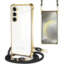 Galaxy S24/S25 ケース クリア ショルダーストラップ galaxy s24/s25 スマホケース 耐衝撃 サムスン 肩掛け 縄掛け サムスン ギャラクシーS25 ケース 韓国 透明 TPU ストラップ付き 携帯ケース 薄型 軽量 紐付き