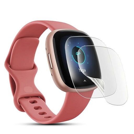 【アンチグレア フィルム 2枚セット】対応 Fitbit Versa 4/Sense 2 保護フィルム 軟 TPU素材 for Fitbit Versa4 / Fitbit Sense2保護フィルム 貼り付け簡単/全面保護/気泡ない/指紋防止/スクラ 【アンチグレア フィルム 2枚セット】対応 Fitbit Versa 4/Sense 2 保護フィルム 軟 TPU素材 for Fitbit Versa4 / Fitbit Sense2保護フィルム 貼り付け簡単/全面保護/気泡ない/指紋防止/スクラ
