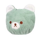キッズ ヘアドライタオル タオルキャップ 熊柄 ヘアキャップ 吸水タオル 速乾 かわいい ドライキャップ 子供 お風呂 ジム 温泉 スイミング プール
