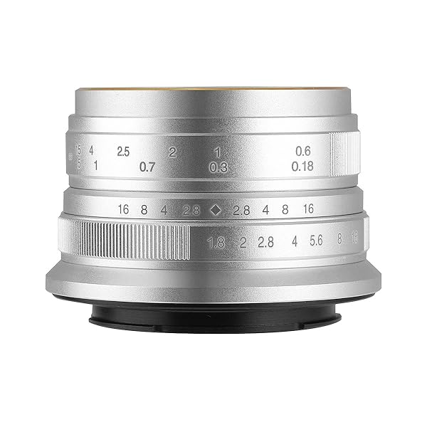 七工匠 25FXS 25mm F1.8 Xマウント 富士フイルムX シルバー レンズ