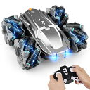 ラジコンカー こども向け ドリフトカー スタントカー リモコンカー オフロード RCカー リモコン おもちゃ 両面360°回転&180°フリップ Rcトラック 玩具 子供 車 の オモチャ 贈り物