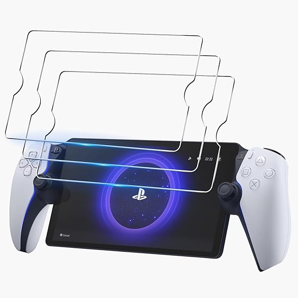 for Sony PlayStation Portal ガラスフィルム(3枚) for PlayStation Portalスクリーン強化ガラスフィルム 気泡ゼ...