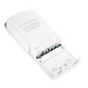 IP67 防水 2 ポート PoE エクステンダー、PoE リピーター 100m/250m 屋外延長、IEEE802.3af/at 準拠、1 入力 2 出力 PoE アダプター、10/100Mbps RJ45、プラグ アンド プレイ (WPOE600(2)
