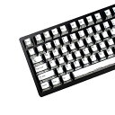 136キーコミックキーキャップ PBT昇華プロセス Cherryプロファイルキーキャップ Cherry MX Gateronスイッチ機械式キーボード用 (白)