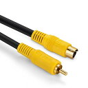 S端子ケーブル S端子ビデオケーブル S端子-RCA 変換ケーブル 変換アダプター s端子 変換 (1.8m)(2)