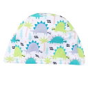 スイムキャップ キッズ 水泳帽キッズ 水泳キャップ キッズ 幼児 水泳帽こども UVカット 滑りにくい 伸縮性良い 恐竜