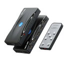 HDMI切り替え器 5入力1出力 4K@60Hz HDMI切替器HDMIセレクター リモコン付き 1080P@144Hz HDCP 2.2/HDMI 2.0 HDR 3D対応 自動 切り替え PS3/PS4/PS5/Switch動作確認済み(2)