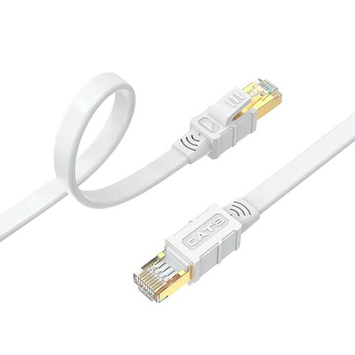 Lanケーブル 1m Cat8 フラット カテゴリー8 イーサネットケーブル RJ45 インターネットケーブル ネットワーク 有線ランケーブル wi-fiケーブル 40Gbps 2000MHz PC プリンター モデム ルーター PS5 Xbox P Lanケーブル 1m Cat8 フラット カテゴリー8 イーサネットケーブル RJ45 インターネットケーブル ネットワーク 有線ランケーブル wi-fiケーブル 40Gbps 2000MHz PC プリンター モデム ルーター PS5 Xbox P