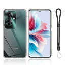 For OPPO Reno 11A ケースTPU製 ソフト 薄型軽量 落下防止 衝撃吸 収傷つけ防止 取り出し易い OPPO Reno 11A スマホ 本体 対応用 ケース (クリア)