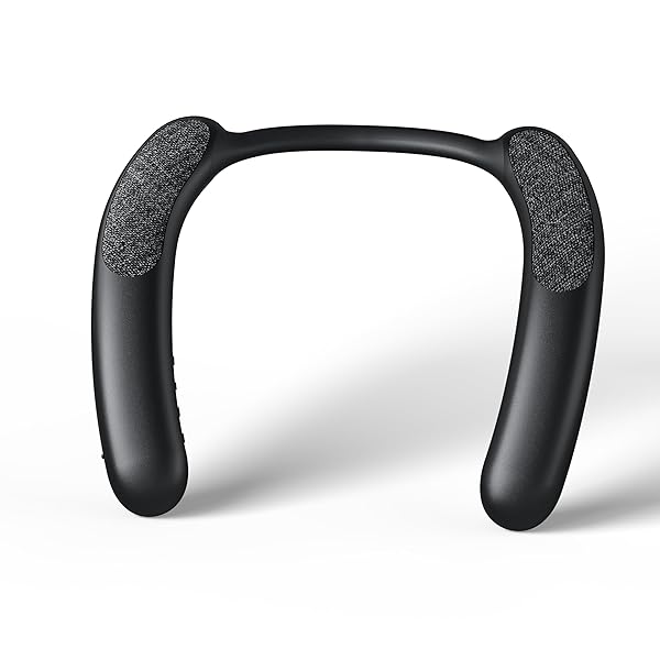 ネックスピーカー、クリアなサウンド、ステレオ、簡単操作、ポータブルネックスピーカー/3Dサラウンドサウンド/HD通話/防水/内蔵アンプ、Sound Assistシリーズ、ワイヤレスネックバンドスピーカー
