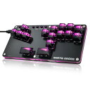 Haute42 レバーレス アケコン レバーレス アーケードコントローラー B16ボタン キーボード for PC/Switch/PS4 PS3/ アケコン ホットスワップ対応 ボタンの入れ替え 高精度 高応答 薄型 低ダイナミック消費電力 日本語説