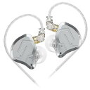 ZSN PRO 2インチ型HiFiイヤホン デュアルドライバー 1BA+1DD ハイブリッドドライバー IEMベース ステレオサウンドイヤホン インイヤー 快適なノイズアイソレーションヘッドホン 取り外し可能な2ピンケーブル付き (CLA, シルバー(2)