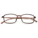 十歳若く見える 老眼鏡 おしゃれ メンズ レディース TR-90 サンクスギビングデー (ブラウン, 度数:+2.5)