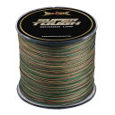 ヘラクレス PEライン 釣り糸 4本編み 迷彩グリーン 15lb 500yds 457m