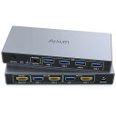 USB A HDMI KVM切替器 2入力1出力-4K@60Hz 4ポ...(2)