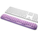 メモリーフォーム キーボードリストレスト 最新3.0波形カーブ設計 高弾性メモリーフォーム 滑り止めベース 快適サポート&疲労軽減 フルサイズキーボード対応 仕...