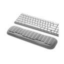 エルゴノミクス3.0アップグレード コンパクトキーボードリストレスト 波形カーブサポート 高反発メモリーフォーム 滑り止め付き 手首サポート 快適なタイピング体...