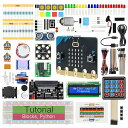 Ultimate Starter Kit for BBC micro:bit(V2を含む)、316ページの詳細なチュートリアル、225アイテム、44プロジェクト、ブロックとPythonコード