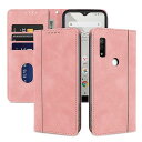 Arrows F-51b/FCG01 手帳型スマホケース - 防塵・耐衝撃・全面保護・軽量・手作り - ピンク