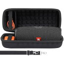 JBL Charge4/Charge5用 防水Bluetoothスピーカー収納ケース (ケースのみ)ーブラック