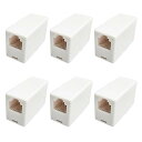 モジュラージャック 中継コネクタ 中継 延長 RJ11/12対応、6極2芯・4芯兼用のアダプタ (2)