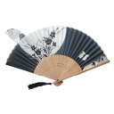 扇子 ラビット レディース 竹製 レーヨン 綺麗 花柄 おしゃれ 和装小物上品 華やか 手持ち小物 プレゼント