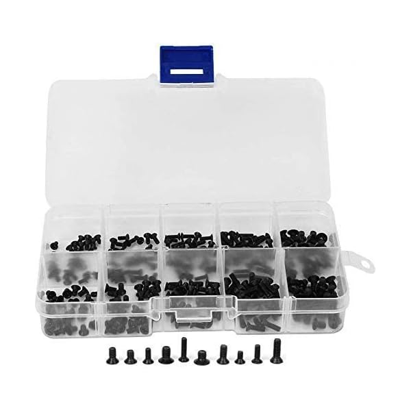 皿小ねじ M2 M2.5 M3炭素鋼電子工業用ファスナー 黒