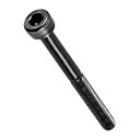 六角穴付ボルト(M4-0.7x45mm)10個 炭素鋼アレンソケットドライブメトリック全ねじ酸化物 機械等級12.9内部六角ネジUNC粗いねじ 黒色