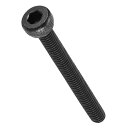 六角穴付ボルト(M2.5-0.45x22mm)50個 炭素鋼アレンソケットドライブメトリック全ねじ酸化物 機械等級12.9内部六角ボルトUNC粗いねじ 黒色