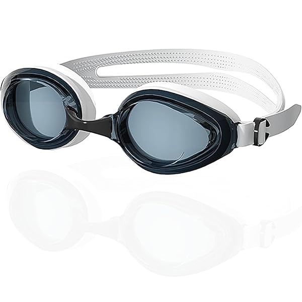 スイムゴーグル おおわく 高品位 防水 水泳 ゴーグル スイムゴーグル プール ジム 競泳用曇り止め ダイビングゴーグル 大人用 フィットネスモデル スイミングゴーグル ゴーグル ((白黒))