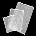 メッシュ 袋 フィルターバッグ 水槽 アクアリウム 金魚 濾過ネット ジッパー付き 多用途 穀物 収納ネット 使いやすい 再利用可能(20枚入り 30x40cm)