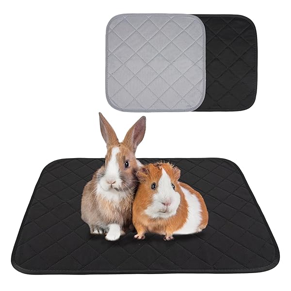 洗えるペットシーツ 防水ペットマット 2枚セット 45X60cm モルモット うさぎ 猫小動物用トイレシート 四重構造 超吸水　漏れ防止 速乾　滑り止め犬マット 繰り返し利用可能トイレシーツ　ケージに敷くマット おもらし対策
