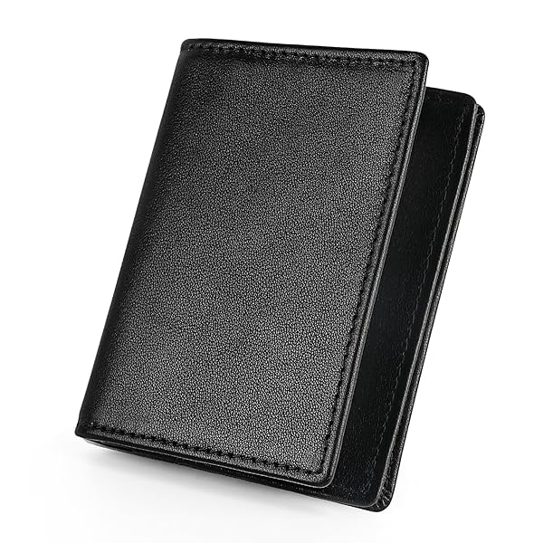 名刺入れ メンズ 本革 【職人縫製ナッパレザー】 5ポケット 幅広タイプ 取り出しやすい 60枚収納 ギフトボックス付 ブラック